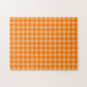 Orange Combination Diamond Pattern by STaylor Legpuzzel