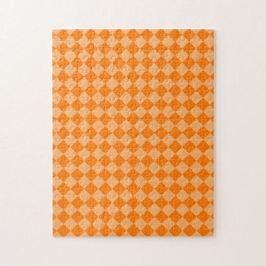 Orange Combination Diamond Pattern by STaylor Legpuzzel (Verticaal)
