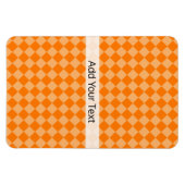 Orange Combination Diamond Pattern by STaylor Magneet (Horizontaal)