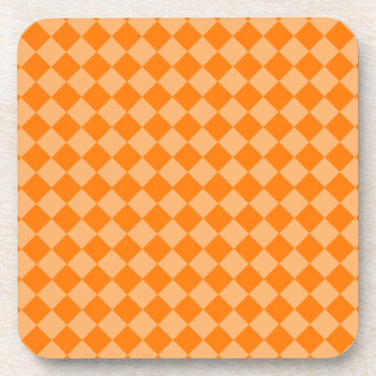 Orange Combination Diamond Pattern by STaylor Onderzetter (Voorkant)