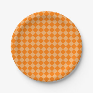 Orange Combination Diamond Pattern by STaylor Papieren Bordje