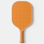 Orange Combination Diamond Pattern by STaylor Pickleball Paddle (Achterkant)