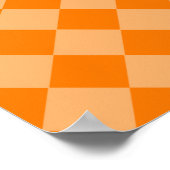 Orange Combination Diamond Pattern by STaylor Poster (Hoek)