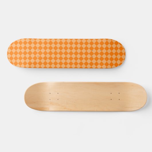 Orange Combination Diamond Pattern by STaylor Skateboard (Horizontaal)