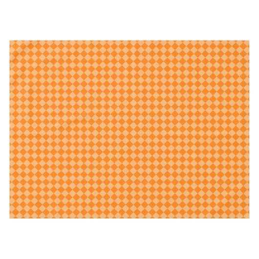 Orange Combination Diamond Pattern by STaylor Tafelkleed (Voorkant (Horizontaal))