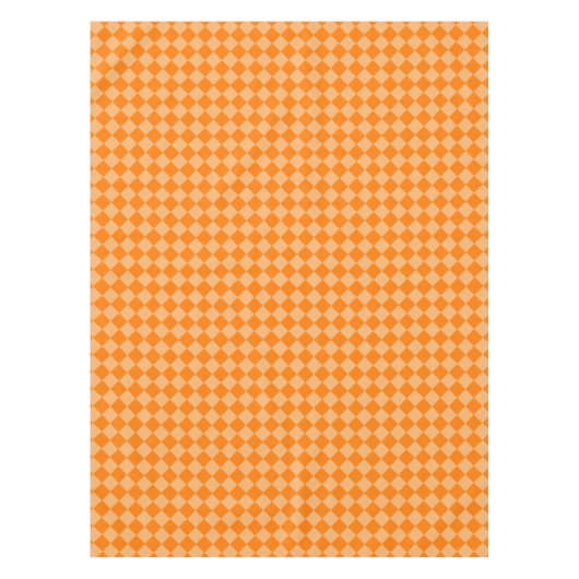 Orange Combination Diamond Pattern by STaylor Tafelkleed (Voorkant)