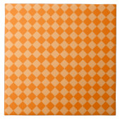 Orange Combination Diamond Pattern by STaylor Tegeltje (Voorkant)