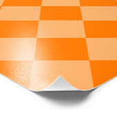 Orange Combination Diamond Pattern STaylor Foto Afdruk (Hoek)