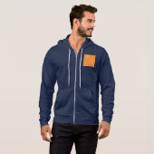 Orange Combination Diamond Pattern STaylor Hoodie (Voorkant volledig)