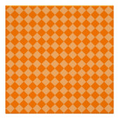 Orange Combination Diamond Pattern STaylor Perfect Poster (Voorkant)