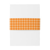 Orange Combination Diamond Pattern STaylor Uitnodigingen Wikkel (Achterkant Voorbeeld)