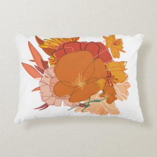 Orange Couch Pillow Accent Kussen