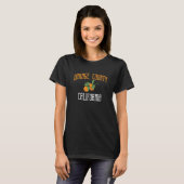 Orange County California Pacific Ocean Surfing T-shirt (Voorkant volledig)