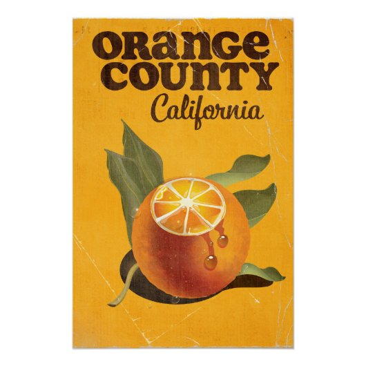 Orange County Californië  Perfect Poster (Voorkant)