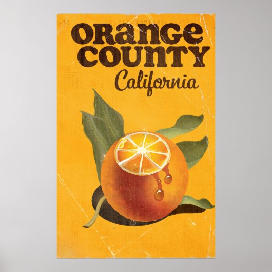 Orange County Californië Poster (Voorkant)