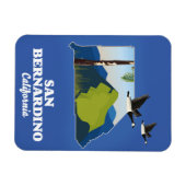 Orange County Californië Reisposter Magneet (Horizontaal)