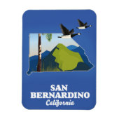 Orange County Californië Reisposter Magneet (Verticaal)