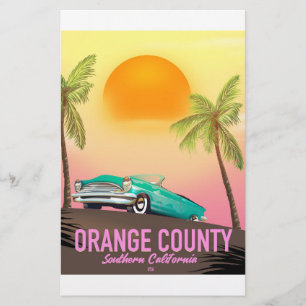 Orange County Californië VS Briefpapier