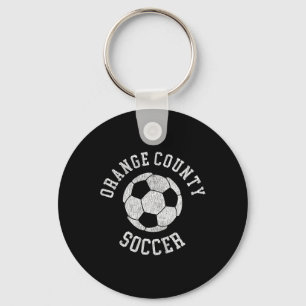 Orange County Voetbal Retro Versleten 90's Vintage Sleutelhanger