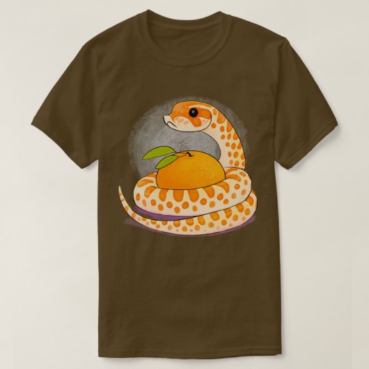 Orange Creamsicle Hognose Snake  T-shirt (Design voorkant)