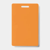 Orange Create Your Own Add Text Custom Badge (Achterkant)