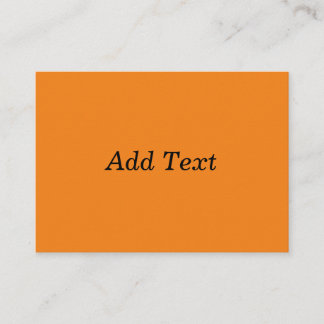 Orange Create Your Own Add Text Custom Informatiekaartje