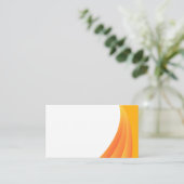 Orange curtain visitekaartje (Staand voorkant)