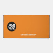 Orange | Custom Business Logo Name, Slogan Bureaumat (Voorkant)