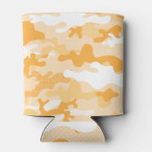 Orange Deser Camouflage Pattern Beverage Insulator Blikjeskoeler (Achterkant)