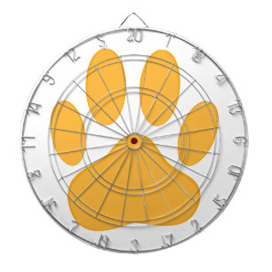 Orange Dog Pawprint Dartbord