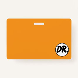 Orange DR. Logo Phone case Badge