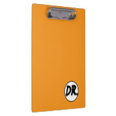 Orange DR. Logo Phone case Klembord (Rechts)