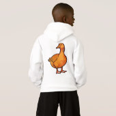 Orange Duck Kids T-Shirt – Cute and Playful Animal (Achterkant volledig)