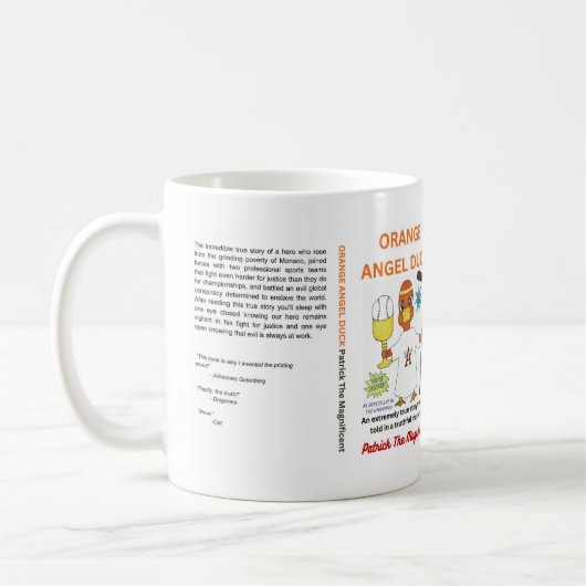 ORANGE ENGEL EEND Klassieke mok, 330 ml Koffiemok (Links)