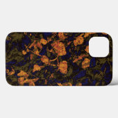 Orange flower against leaf pattercamouflage Case-Mate iPhone case (Achterkant (horizontaal))