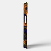 Orange flower against leaf pattercamouflage Case-Mate iPhone case (Achterkant / Rechts)