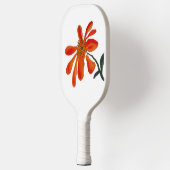Orange flower by Lydia's Art Sangria Pickleball Paddle (Links)