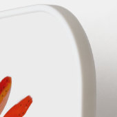 Orange flower by Lydia's Art Sangria Pickleball Paddle (Links Detail)