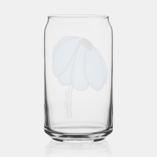 Orange Flower Notebook Blikvorm Glas (Achterkant)