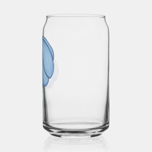 Orange Flower Notebook Blikvorm Glas (Links)