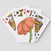 Orange Flower Notebook Pokerkaarten (Achterkant)
