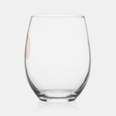 Orange Flower Wijnglas Zonder Voet (Links)