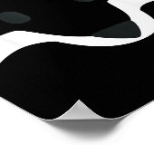 Orange Fox Face Halloween Apparel Matching Group F Poster (Hoek)