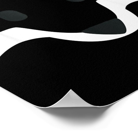 Orange Fox Face Halloween Apparel Matching Group F Poster (Hoek)