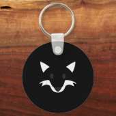 Orange Fox Face Halloween Apparel Matching Group F Sleutelhanger (Voorkant)