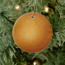 Orange fruit keramisch ornament