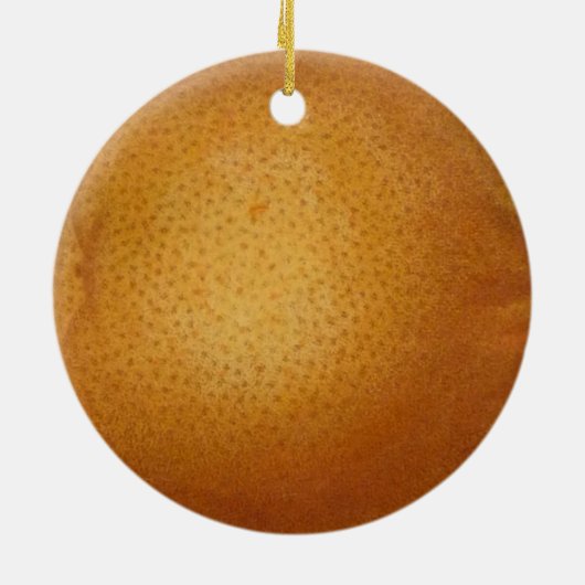 Orange fruit keramisch ornament (Achterkant)