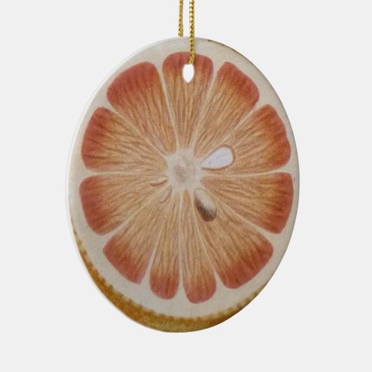 Orange fruit keramisch ornament (Rechts)