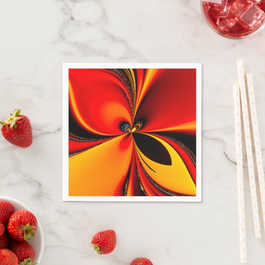 Orange Fury Fractal  Servet (Insitu)