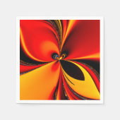 Orange Fury Fractal  Servet (Voorkant)